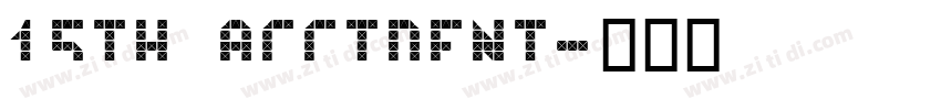 15th accident字体转换